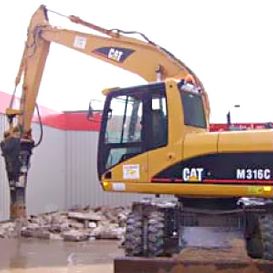 Escribano Obras y Servicios excavadora