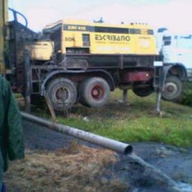 Escribano Obras y Servicios camión en obra
